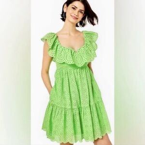 Lilly Pulitzer Asteria Eyelet Dress NWT
